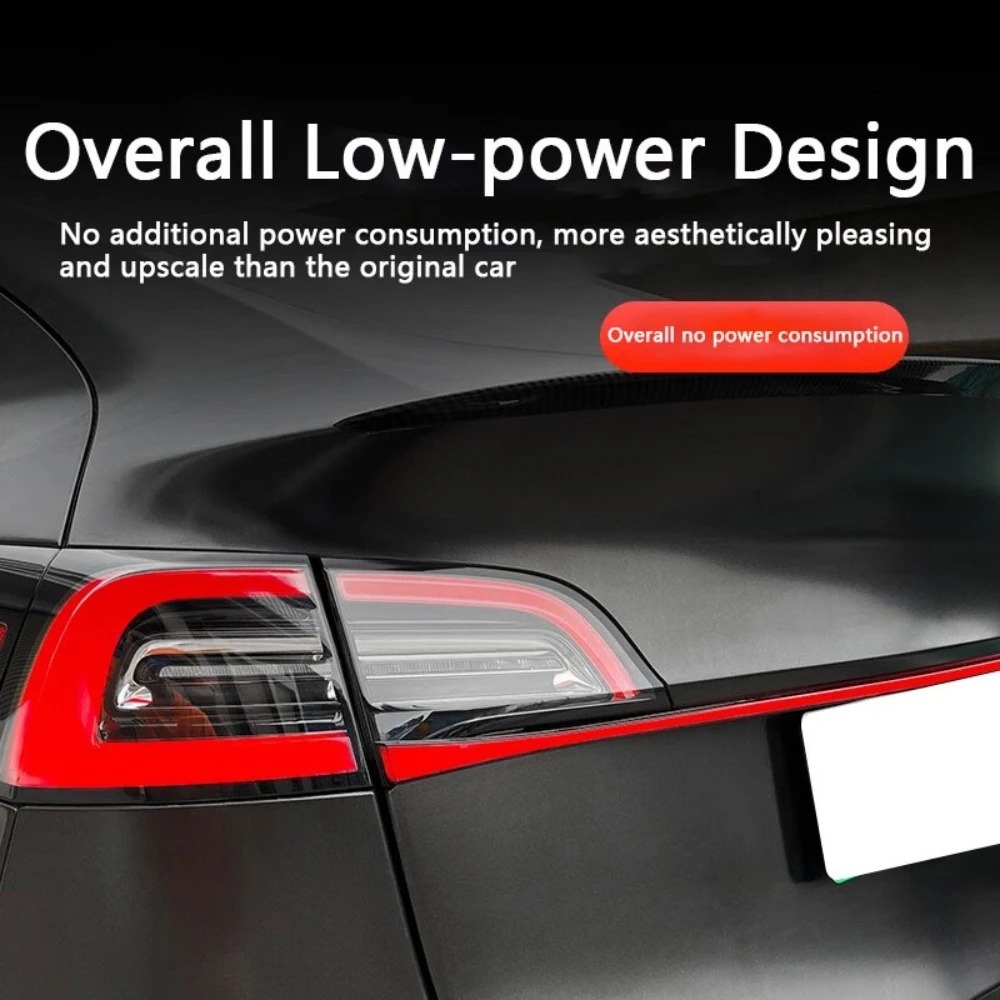 It is suitable for upgrading the dynamic taillight strip of for  Y model through the taillight of Model3